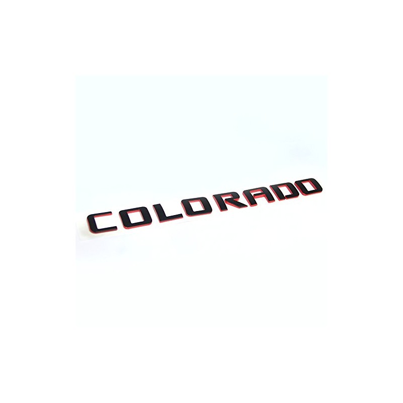 Yoaoo 1x OEM Colorado Red Line Nameplate Emblem Badge 3D