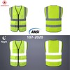 ASIPHITU Reflective Safety Vest for Men Women High Visibility Construction