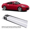 2pcs Car Side Door Sticker Waterproof Universal Sports Racing Style