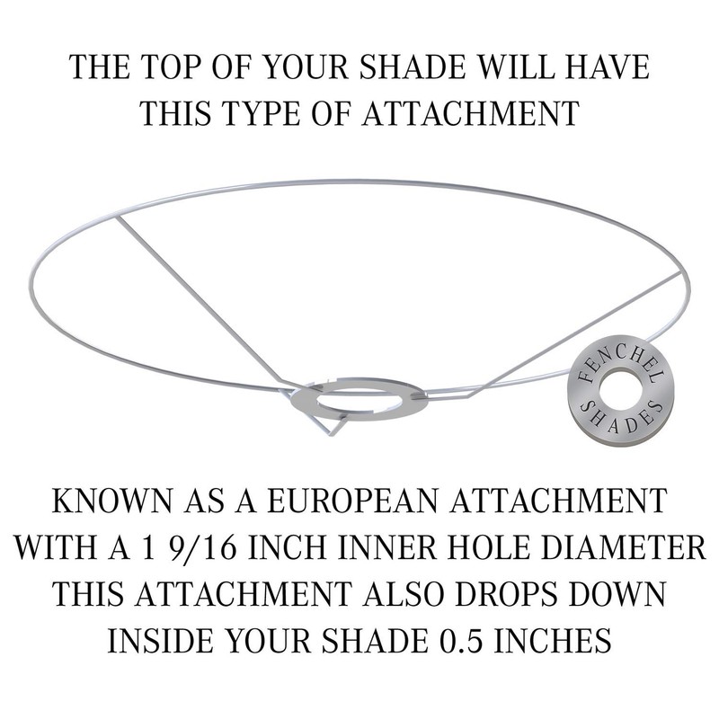 FenchelShades.com 6" Top Diameter x 6" Bottom Diameter x 8"