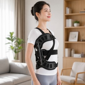 Adjustable Spinal Support Brace for Post-Surgical Recovery – Lightweight Breathable Back Support for Daily Wear