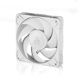 ARCTIC P12 Pro PST - Powerful Premium PC Fan, 120mm PWM Case Fan with Y Cable Splitter, Case Fan, 600-3000rpm, 0rpm <5% PWM, Hydrodynamic Plain Bearing, 4-Pin - White