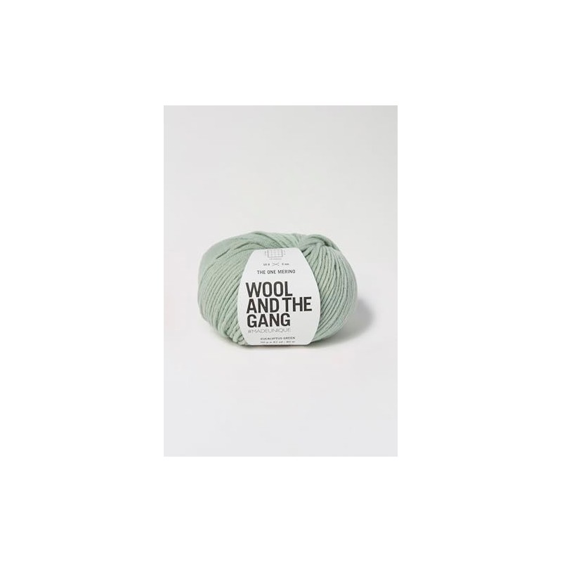 Wool and the Gang, The One Merino, Euclayptus Green, 50g,