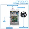 YIDOFENG Light Milling Machine Switch,Mini Lathe Accessories Part Motor Forward