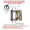 Heart Door Knocker Door Furniture: 4 Colours (Chrome)