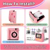 12 Rolls Kids Camera Print Paper Refill, Thermal Paper Rolls,Kids