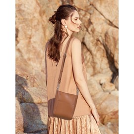 CLUCI Small Crossbody Bags for Women Trendy PU Leather Cell Phone Purse Wallet with Adjustable Strap