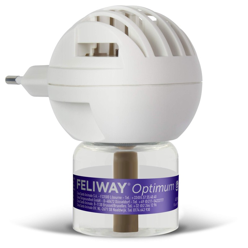 FELIWAY® Optimum Starter Set, Anti-Stress Cat Evaporator for Socket and