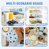 6 PCS Bowl Covers for Bread Proofing, Reusable Elastic Fabric