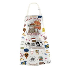JTOUK Star Hollow Inspired Kitchen Apron Gilmore Fans Gift TV Show Fans Gift (Hollow Apron EU)