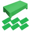 6 Packs Green Table Cloth | 54x108 inch | Plastic