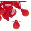 Czech Bead, Pip, 30 Light Red Czech Pressed Glass 7x5mm