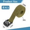 PEASUG Tie Down Straps, 4 Pcs Lashing Small Ratchet Straps