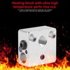 JUZITAO 8pcs Updated High Temperature CR-10 Plated Copper Heater Block