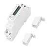 Digital Electricity Meter, 220 V Single-Phase DIN Rail Electricity Meter,