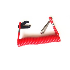 Boat Engine 682-82556-00 Safety Kill Stop Switch Lanyard for Yamaha for Tohatsu Outboard Motors, fits Sierra MP28860