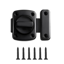 FDEETY Door Latch Door Security Latch Lock Interior Rotary Latch Bathroom Door Cabinet Door for Various Doors Furniture (Small)