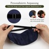 LILYSILK 100% Pure Silk Sleeping Mask Blindfold Natural Silk Filled