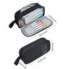 YOKUMA Pen Case, Pencil Case, Pouch, Transparent Window, Clear, Pen
