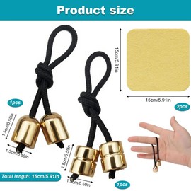 Begleri Fidget Toy, 2 Pcs Begleri Fidget Spinner Balls with 2 Pcs Cleaning Cloth and Rope, Used to Relieve Stress for Adults Kids Men Women