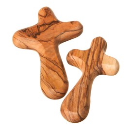 Holy Land Market Olive Wood Hand Crafted Crosses (2)
