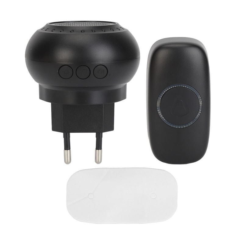 Wireless Doorbell Kit IP55 Waterproof Battery Operated 32 Melodies Cordless