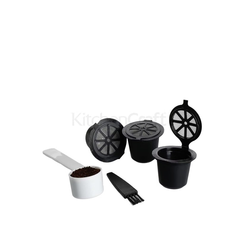 La Cafetière 3 Piece Reusable Coffee Capsule
