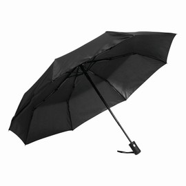 Preiswert & Gut Umbrella Open-Close Mini Diameter 97 cm Women Girls Men Fibreglass Spokes, black