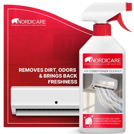 Nordicare Air Conditioner Cleaner Spray – Professional Cleaning for Ducts, Filters & Vents – Odor Neutralizer for Home & Car AC Systems – 17.6oz ml Spray Bottle