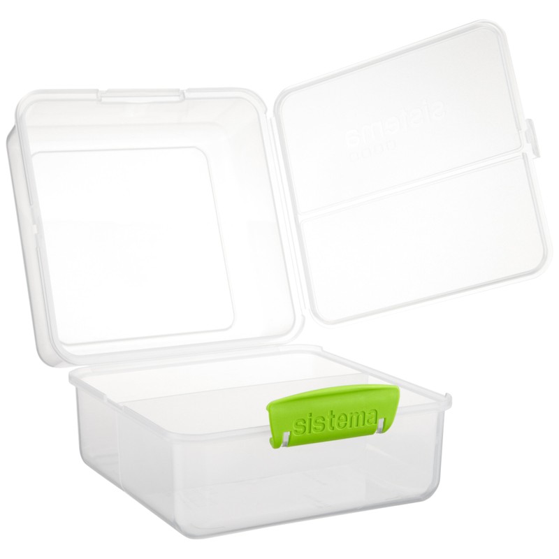 Sistema To Go Collection Lunch Cube Compact Food Storage Container,