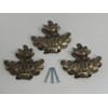 Pack of 3 Oak Leaves Cover Leaf Decoration Large with