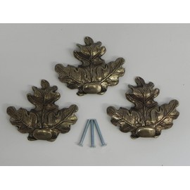 Pack of 3 Oak Leaves Cover Leaf Decoration Large with Thread and Screw for Wedger Weapons Geaff New Wild Boar