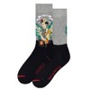 MuseARTa Unisex Frida Kahlo Socks, gray