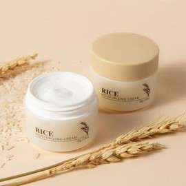 Set Cuidado Piel Crema Hidratante Facial Arroz Suero Productos Combate Sequedad Minimiza Poros Nutre Profundamente Fortalece