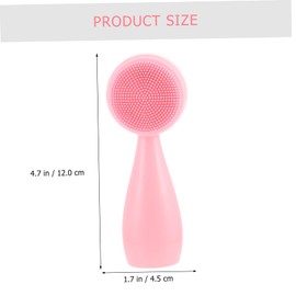 Ipetboom Face Accessory Handheld Facial Brush Multi-function Exfoliating Tool Gentle Cleansing Massage Portable for Home or Travel