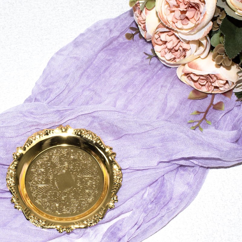 Table Runner Cheesecloth 10 FT Boho Rustic Table Runner Gauze