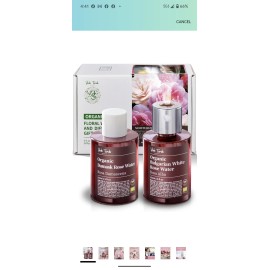 VTS Organic Damask Rosewater with DiffuserSet,Hy