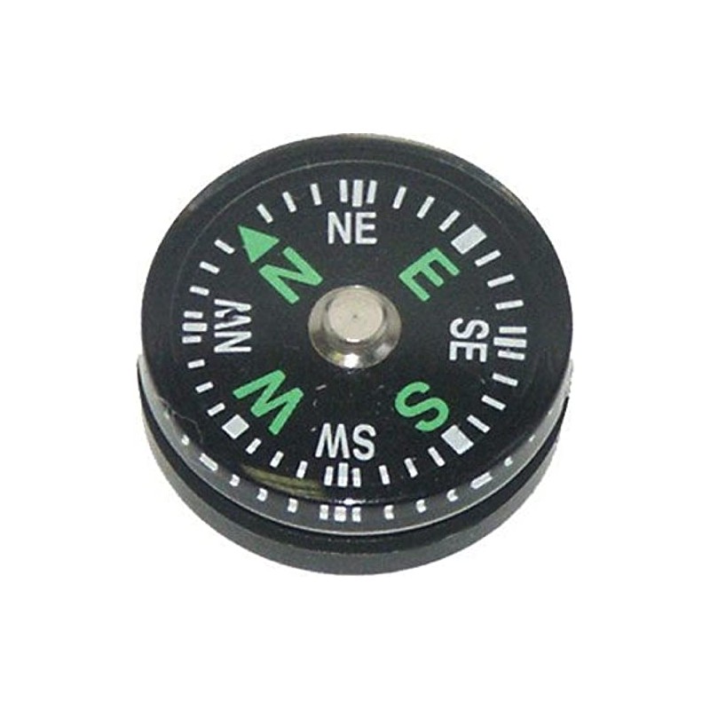 Highlander Button Compass - Black