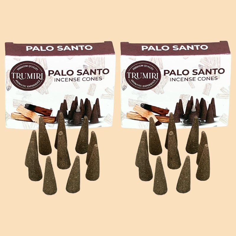 Palo Santo Incense Cones - Total 20 Cone Incense -