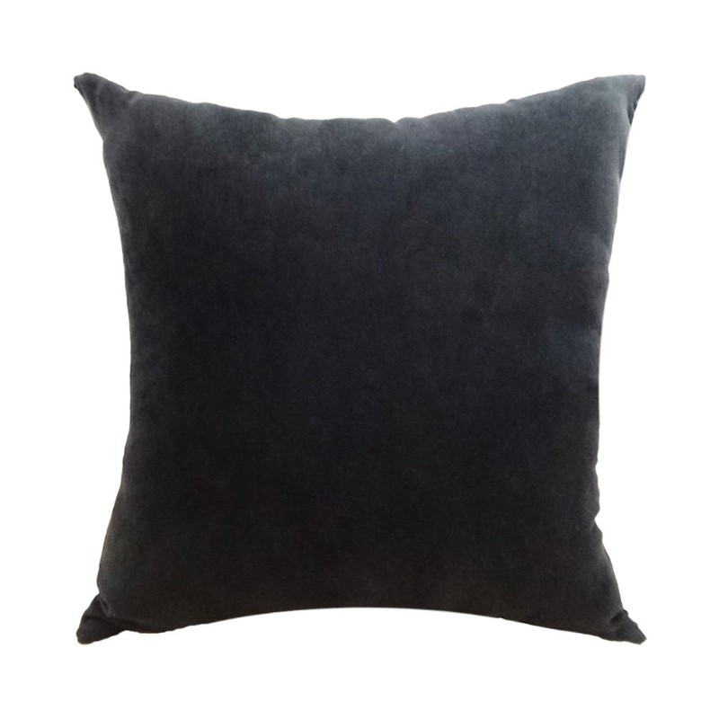 San Tungus 14"x14" Black and Silver Mermaid Throw Pillow,Two-Color Reversible