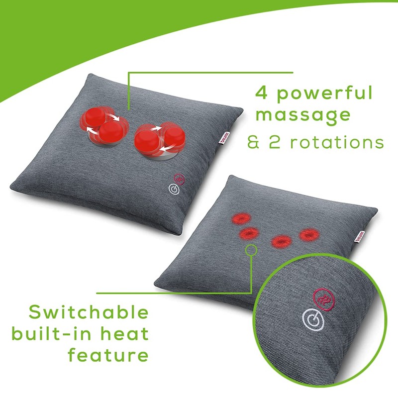 Beurer Shiatsu Back and Neck Massager | Kneading Deep Tissue