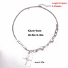 YienDoo North Star Pearl Necklace Choker Asymmetric Pearl Necklace Silver