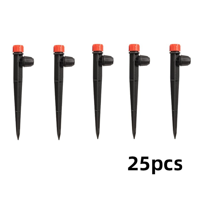 25Pc 8 Holes Drip Irrigation Emitters Sprayer Adjustable Micro Sprinkler