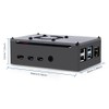 GeeekPi Raspberry Pi 4 Aluminium Case with Passive Cooling, 40