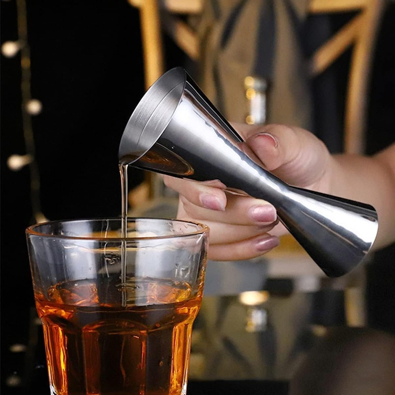 LALOCAPEYO Mode Double Cocktail Jigger with Measurements Inside, 30ml/40ml Jigger