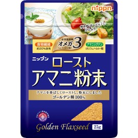Nippon Roasted Flaxseed Powder, 0.9 oz (25 g) x 6 Packs