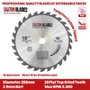Saxton Flat Top TCT Circular Saw Blade 255mm x 28T