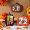 Burbell 3 Pcs Fall Pumpkin Picture Frame 4 x 6