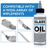IMPRESA Glass Cutting Oil - Precision Twist Top for Extended