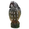 Solar Powered Owl Hunting Decoy Bird Scarer Deterrent Pest Control